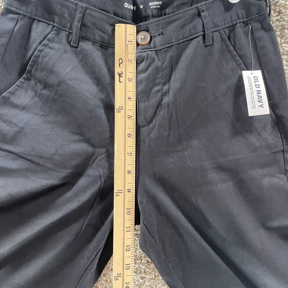 Old Navy‎ Pants Adult Womens 0 Black Skinny Stretch Cotton Casual Pockets Ladies - Picture 3 of 9